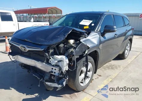 2022 Toyota Highlander L from USA, damaged, VIN 5TDCZRAH7NS560002